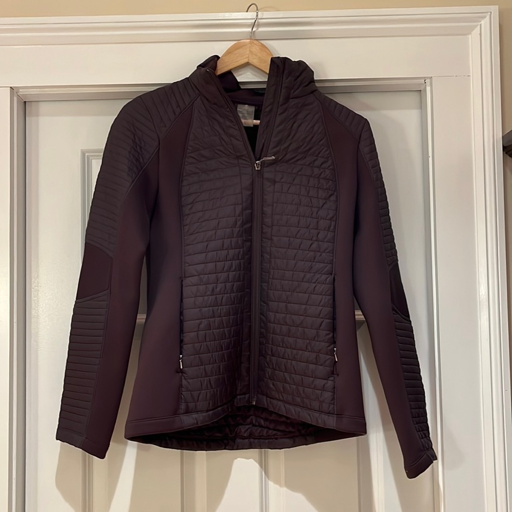 CALIA quilted medium weight zipper up jacket